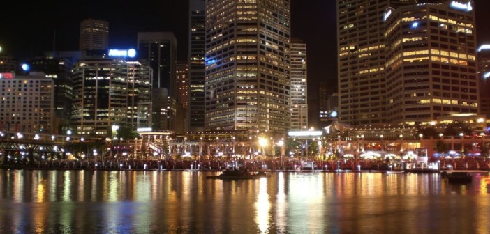 Darling Harbour in Sydney am Australia Day 2007