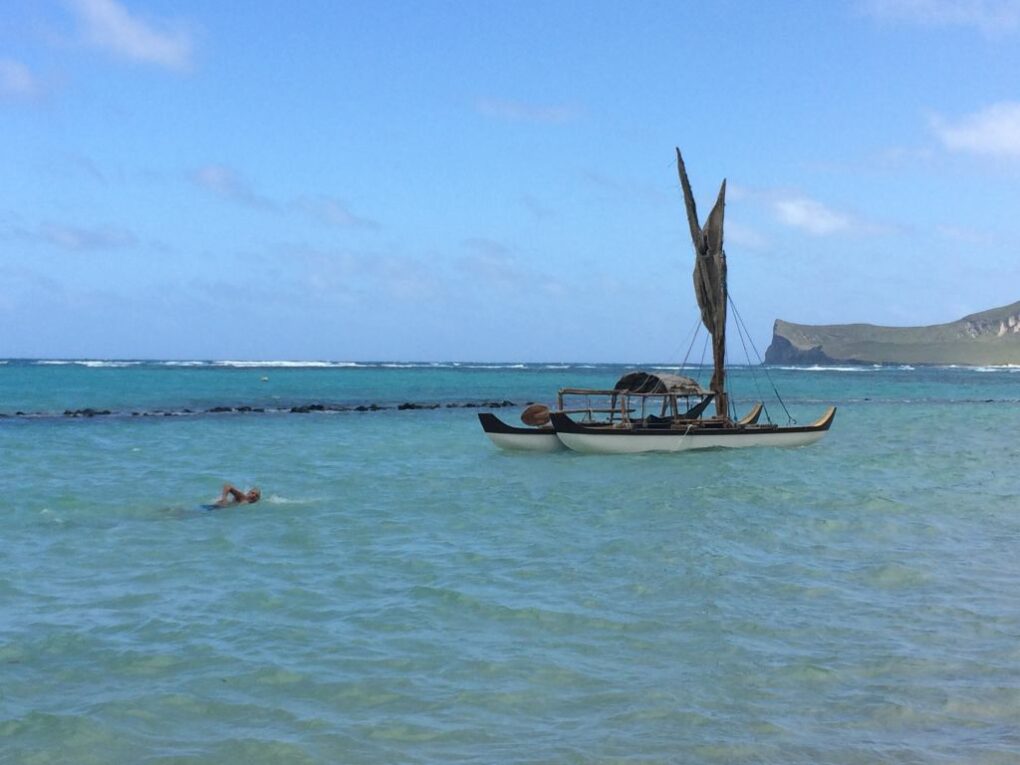Schwimmen im Gezeitenpool