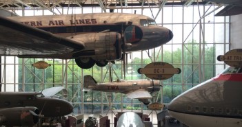 Das Air & Space Museum in der National Mall von Washington D.C.