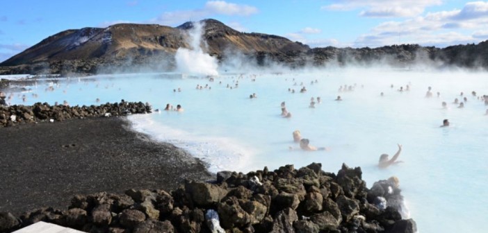 Die Blaue Lagune bei Grindavik nahe Reykjavik